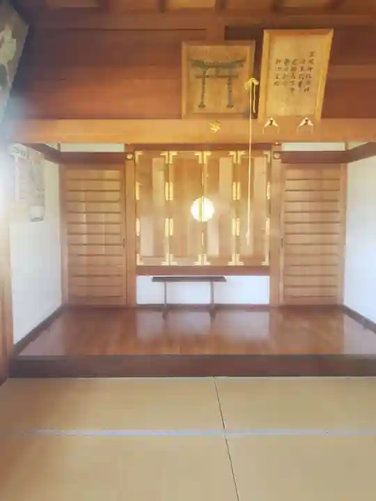 家栄神社の本殿・本堂