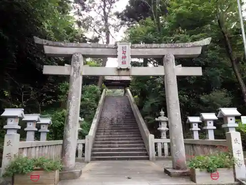 川勾神社の鳥居