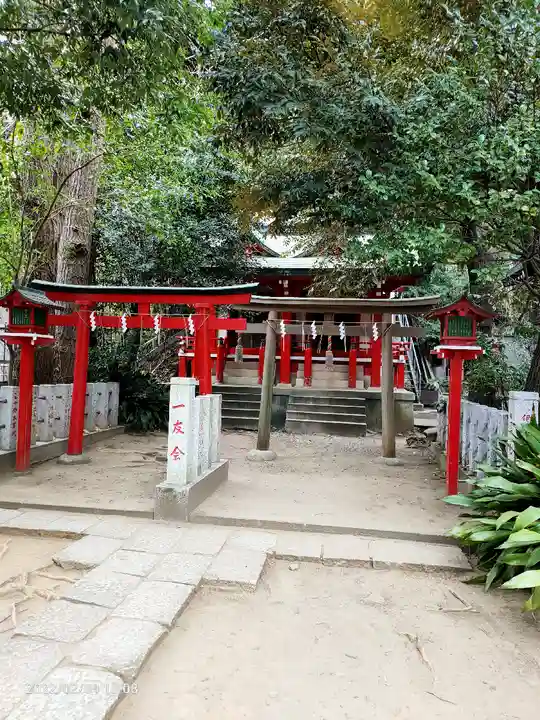 御田八幡神社の鳥居