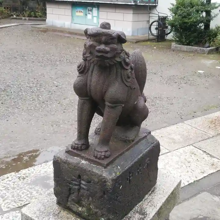 鮫州八幡神社の狛犬