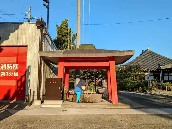 甚目寺の手水舎