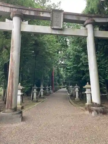 苗村神社の鳥居