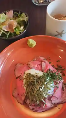 仲宿八幡宮の食事