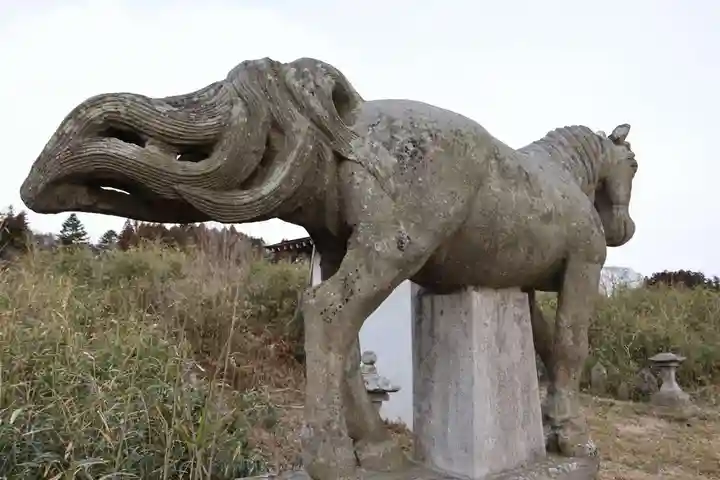 坂本観音堂の狛犬