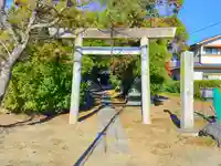神明神社(下中町城屋敷)の鳥居