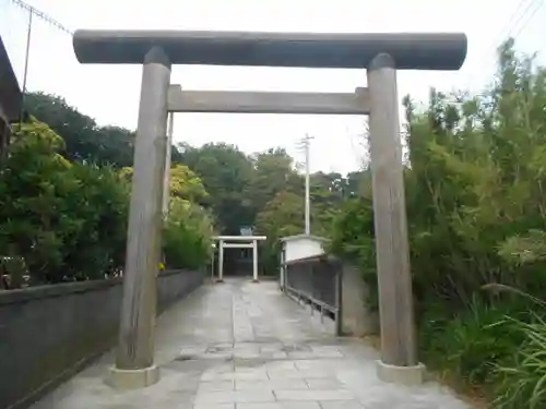 諸磯神明社の鳥居