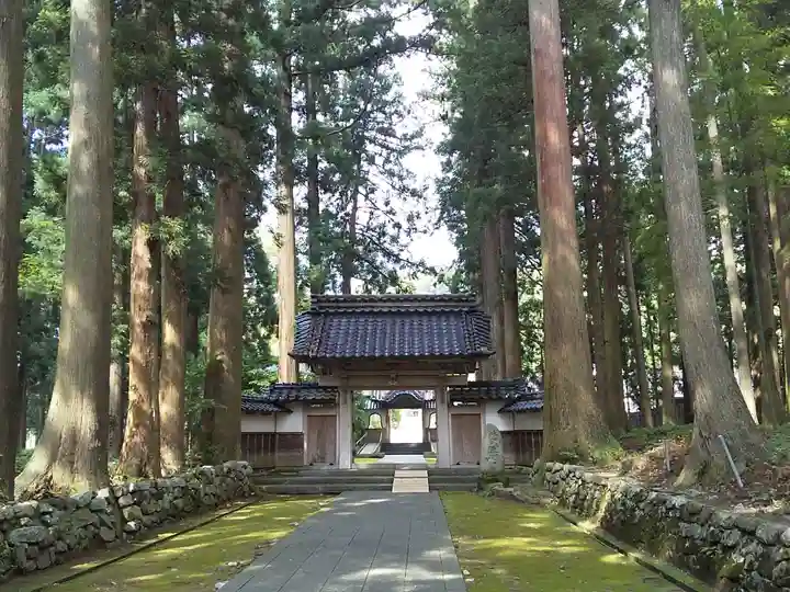 立山寺の山門・神門