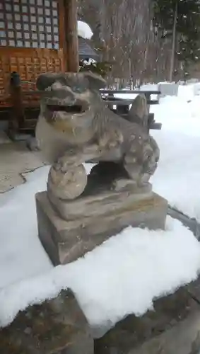 相馬妙見宮　大上川神社の狛犬