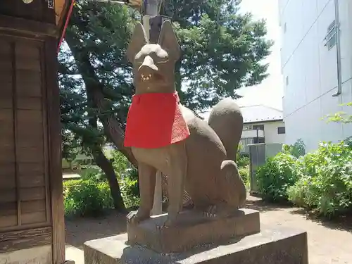 門前稲荷神社の狛犬