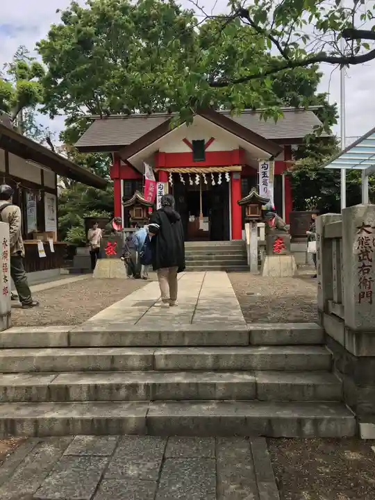 元郷氷川神社の本殿・本堂