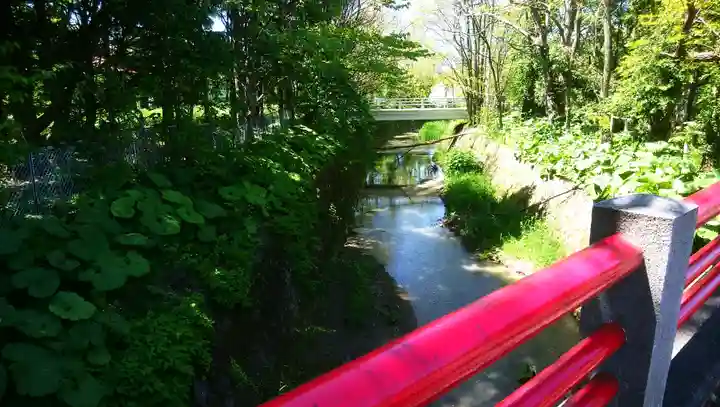栗沢神社の周辺