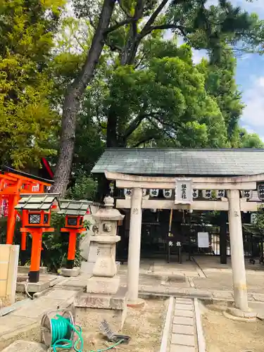 阿部野神社の鳥居