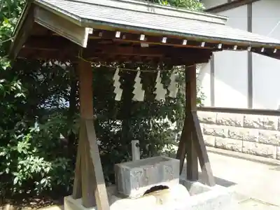 國領神社の手水舎