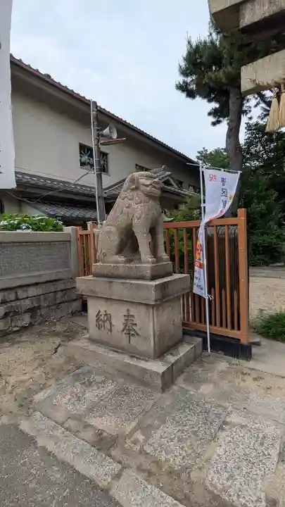 港住吉神社(住吉大社境外末社)の狛犬