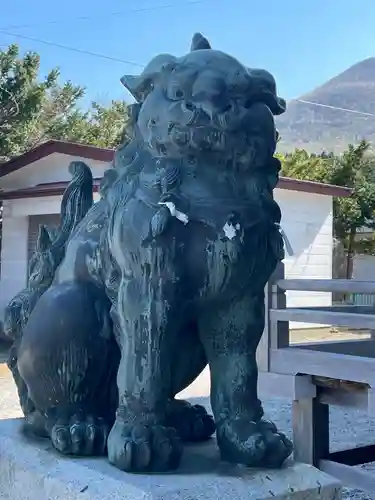 椴法華八幡神社の狛犬