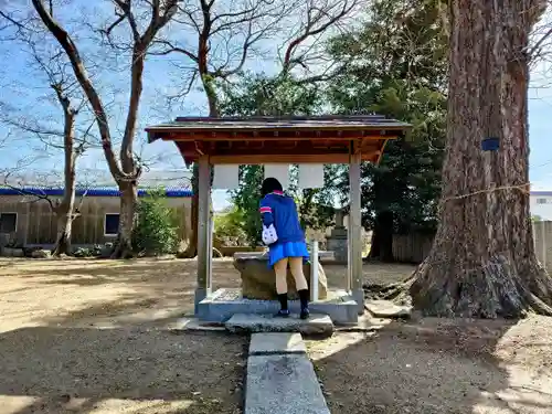 多祁御奈刀弥神社の手水舎