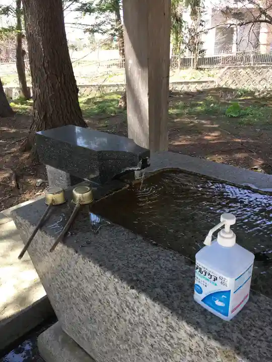 栗沢神社の感染症対策