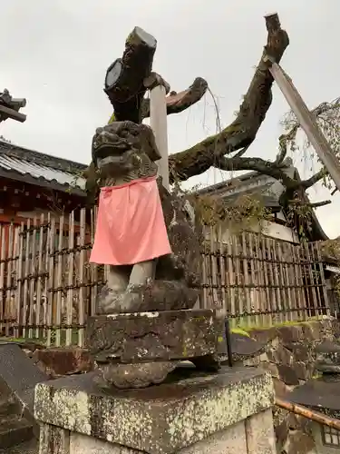 氷室神社の狛犬