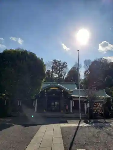 白金氷川神社の本殿・本堂