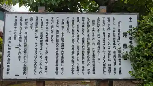 十二所神社の歴史