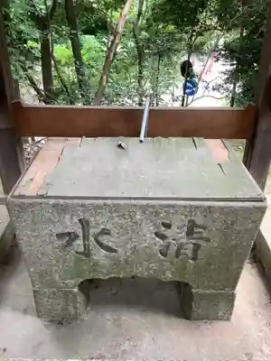 城山八幡宮の手水舎