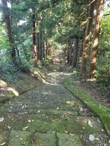 白山神社の景色