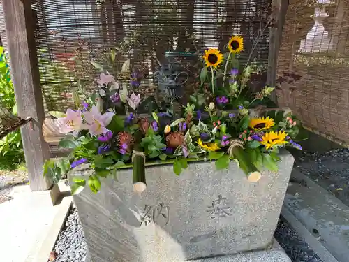 國魂神社の手水舎