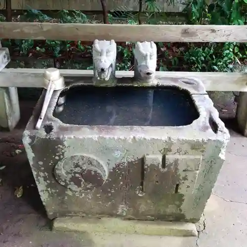 素鵞熊野神社の手水舎