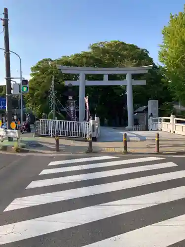 白旗神社の鳥居