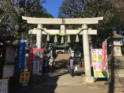 太子堂八幡神社の鳥居