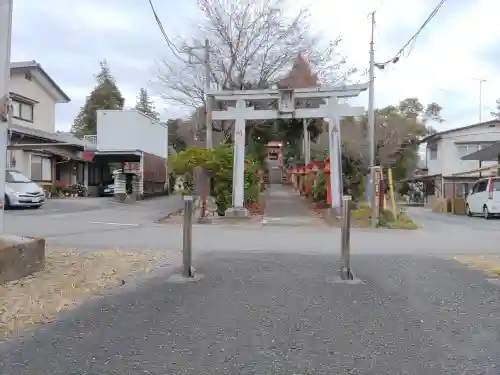 平出雷電神社の鳥居