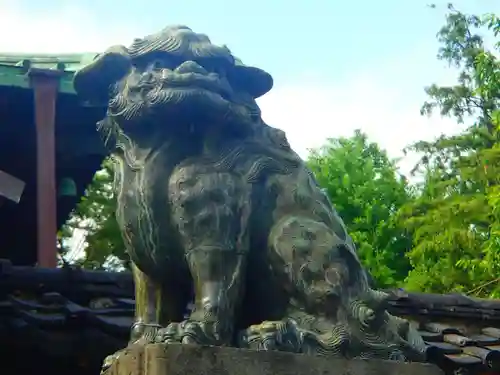 下総野田愛宕神社の狛犬