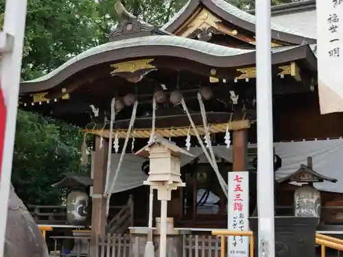 鎮守氷川神社の本殿