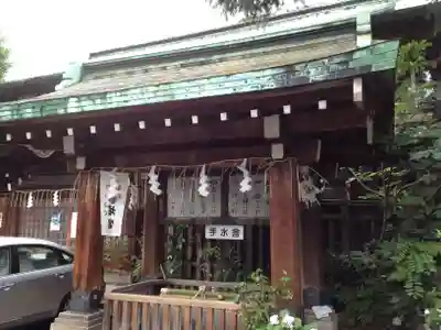 鐵砲洲稲荷神社の手水舎