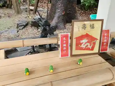 萱津神社の手水舎