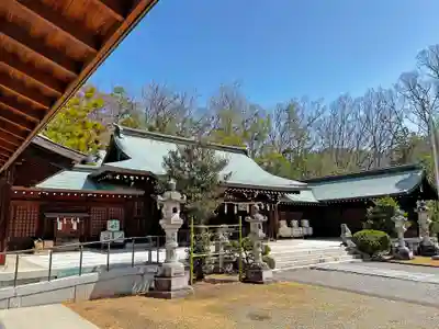 山梨縣護國神社の本殿・本堂