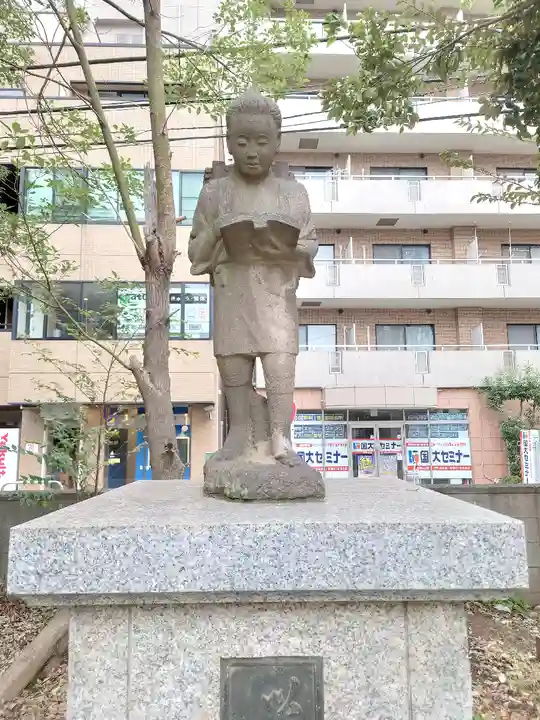 上落合神明神社の像