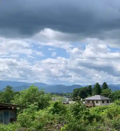 安野稲荷神社の景色