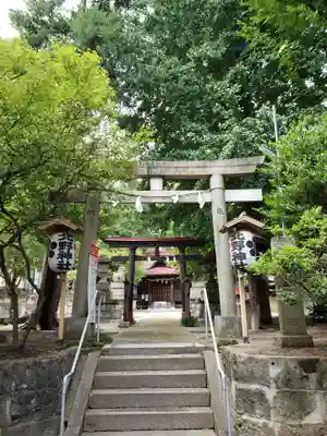 松が丘北野神社の鳥居
