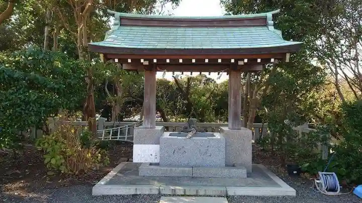 龍口明神社の手水舎
