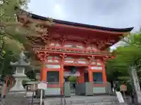 長等神社の山門・神門