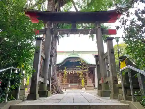 下総国三山　二宮神社の鳥居