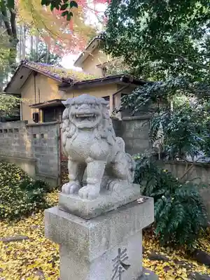 青葉神社の狛犬