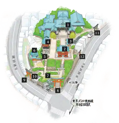 穴八幡宮のその他建物