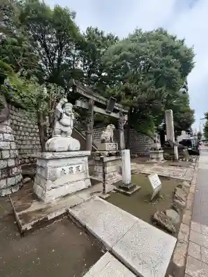 品川神社の鳥居
