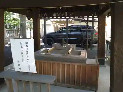 三吉神社の手水舎