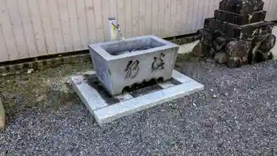 熊野社（神野熊野神社）の手水舎