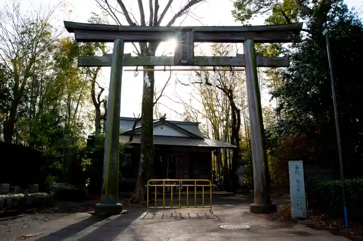 阿蘇神社の鳥居