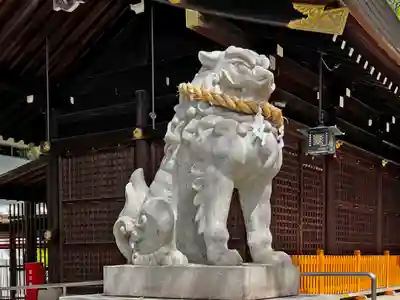 兵庫縣姫路護國神社の狛犬