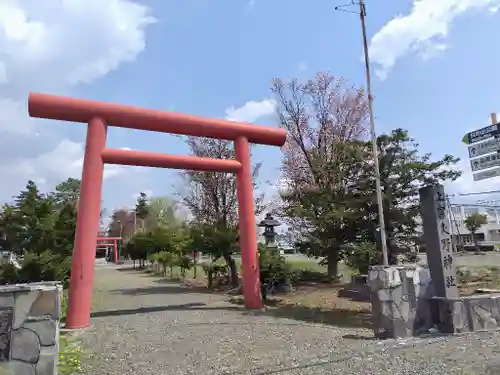 上富良野神社の鳥居